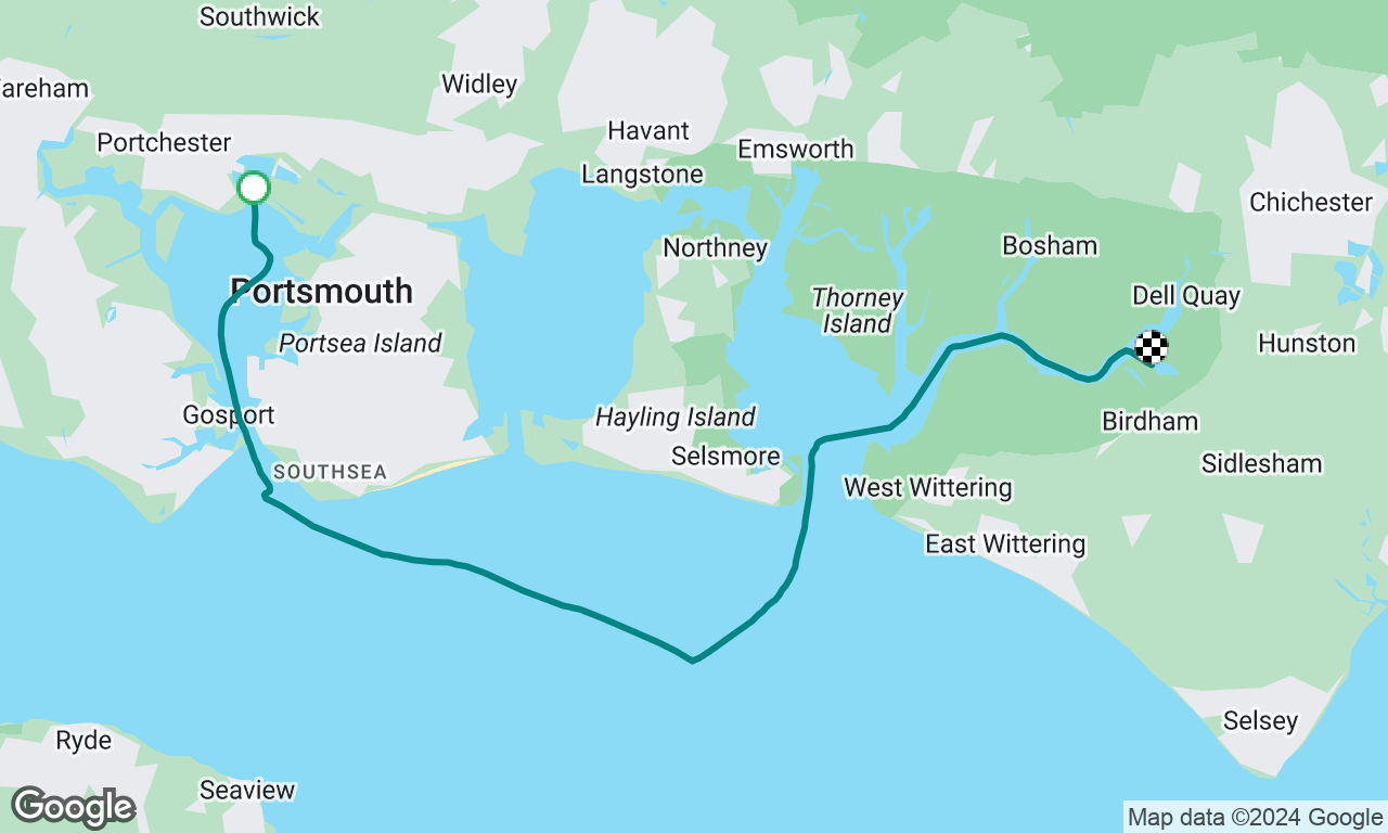 Port Solent drift to Chichester 