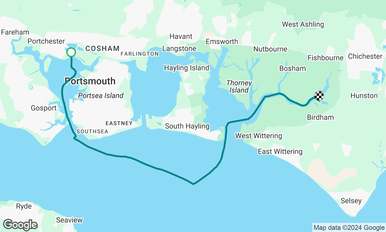 Port Solent drift to Chichester 