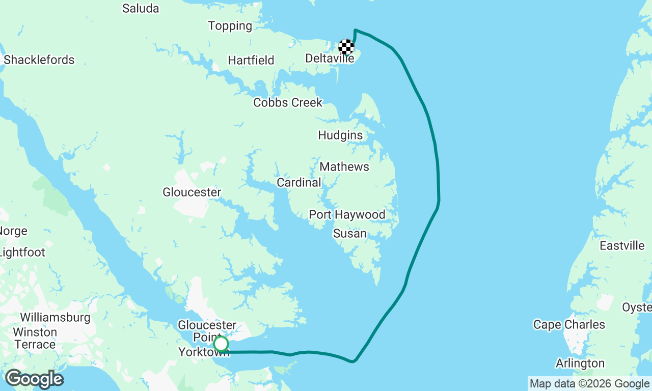 Yorktown -> Deltaville