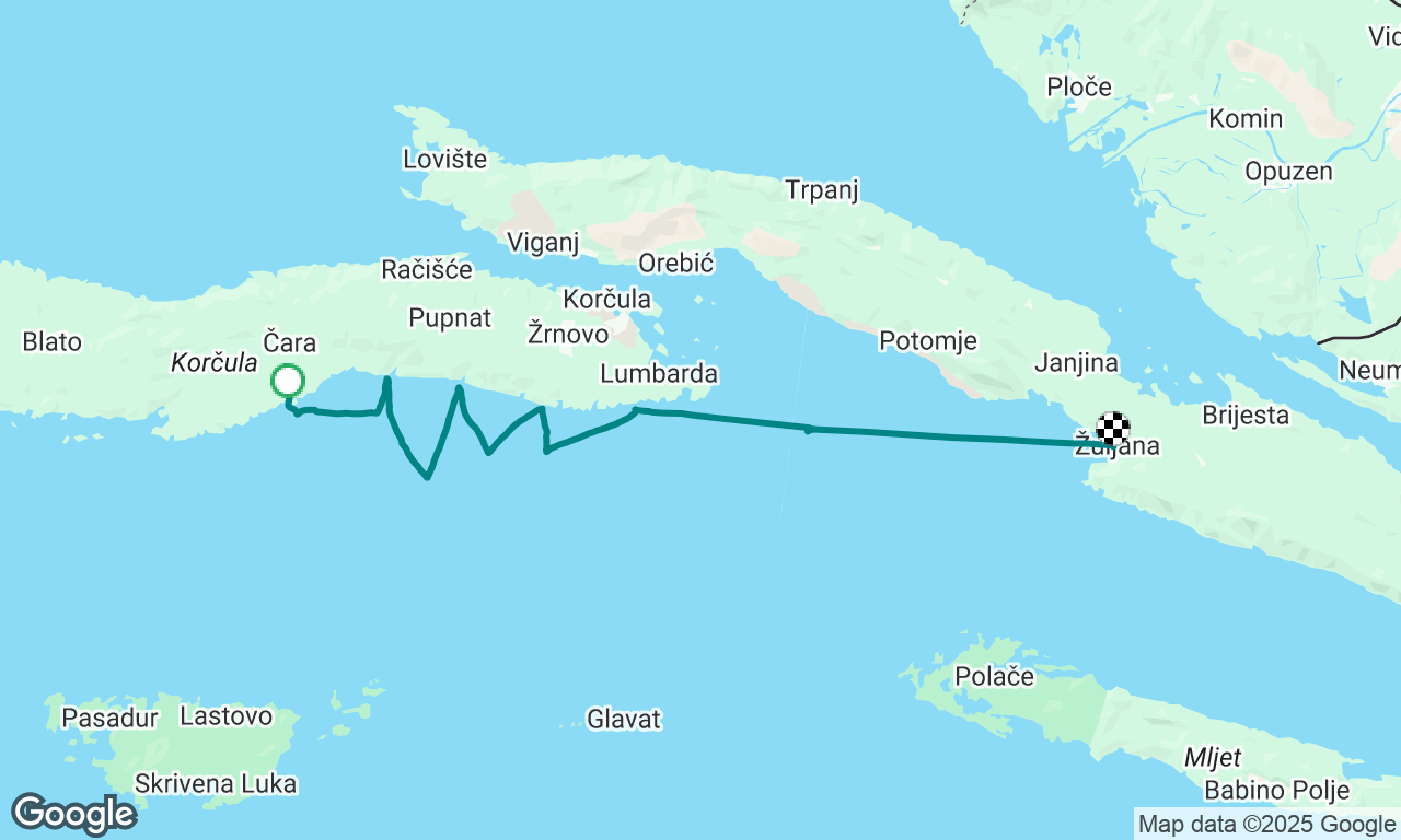 Zavaltica (Korcula) - Zuljana (Peljesac)