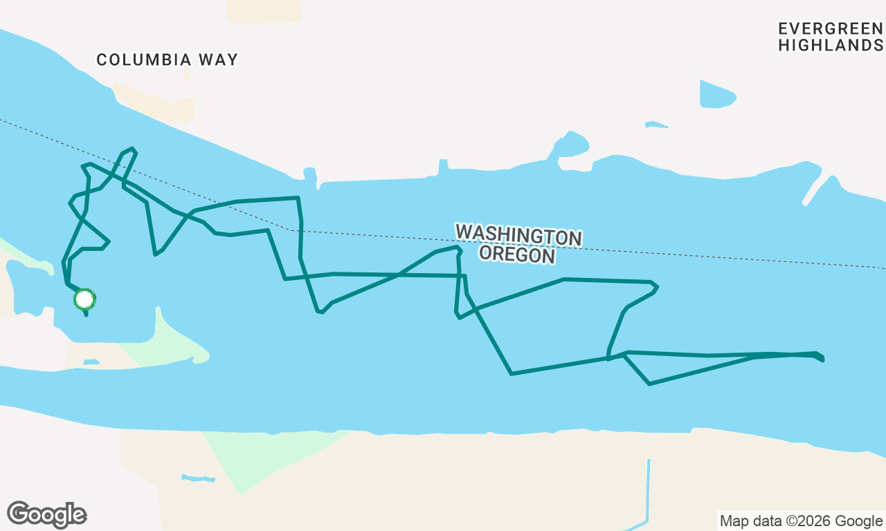 Sunny + gusty = a beautiful day on the water