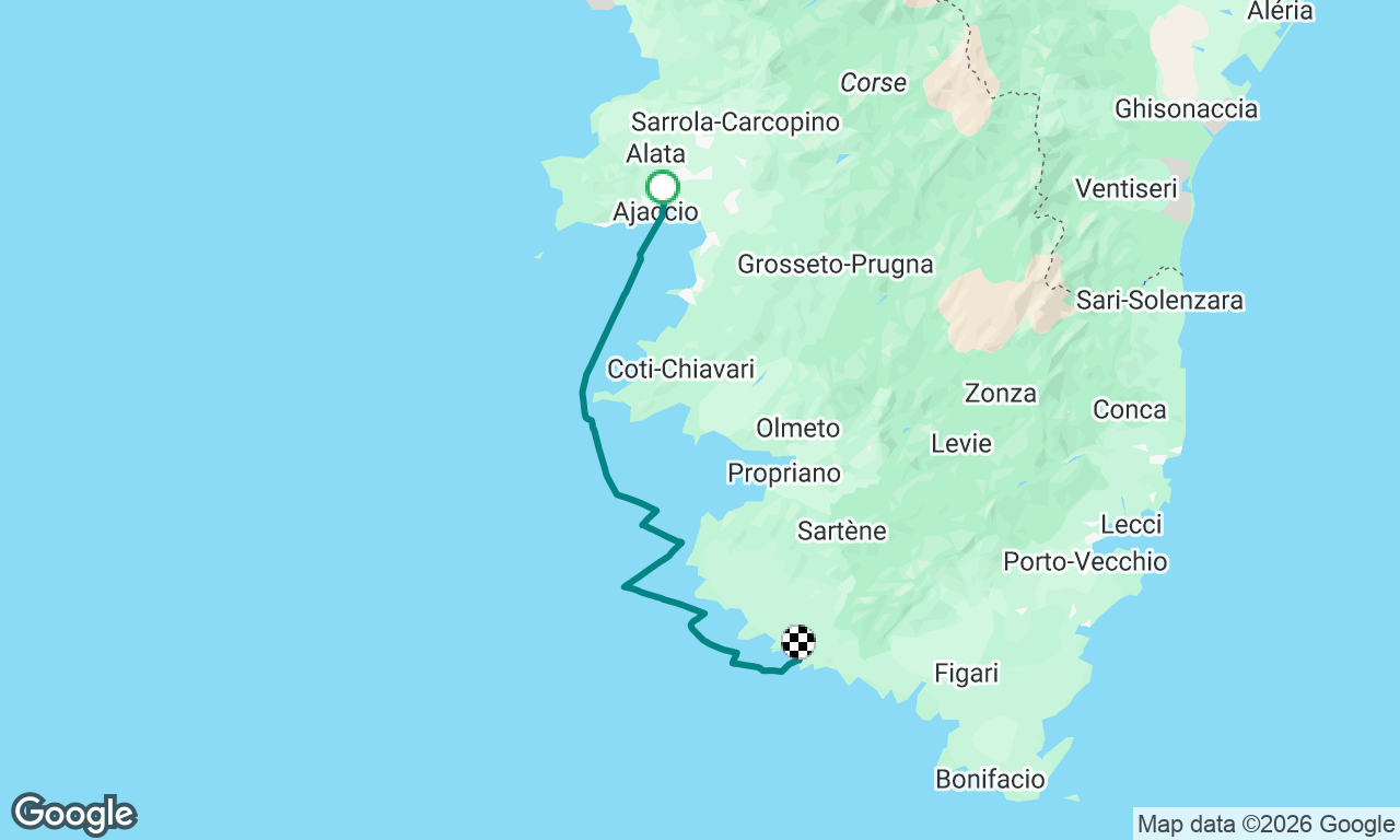 Voyage map