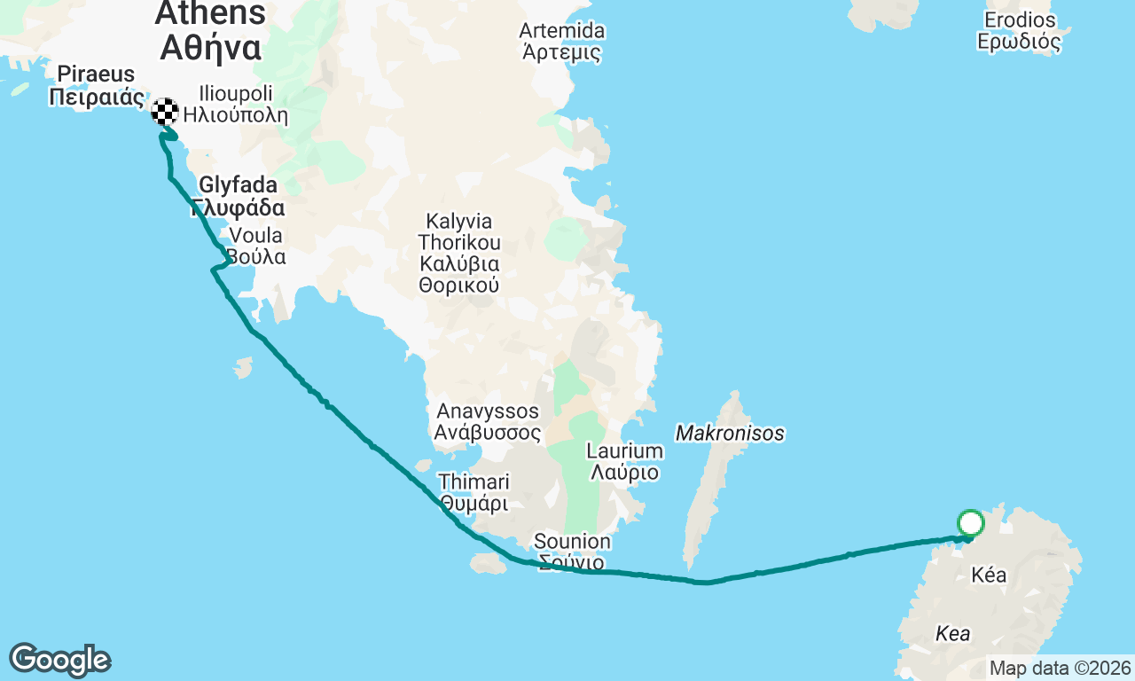 Voyage map