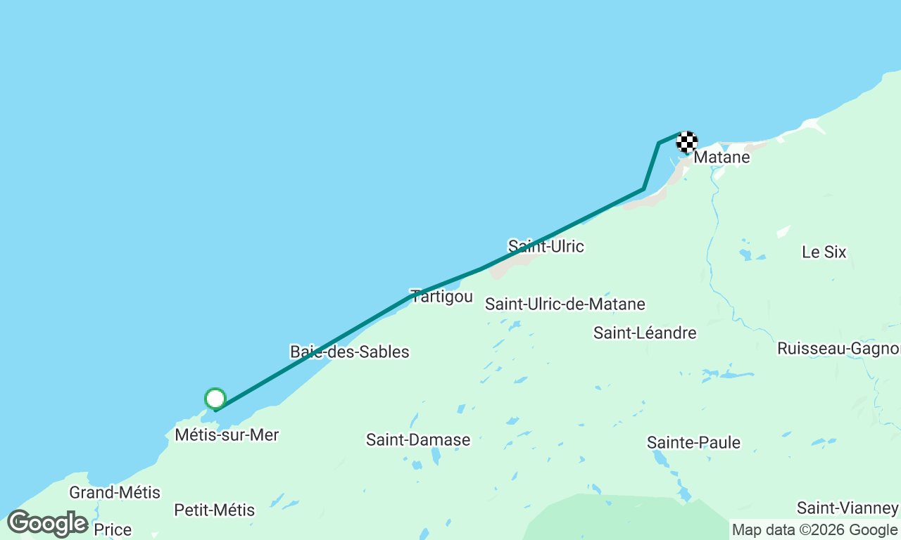 Metis-sur-Mer à Matane