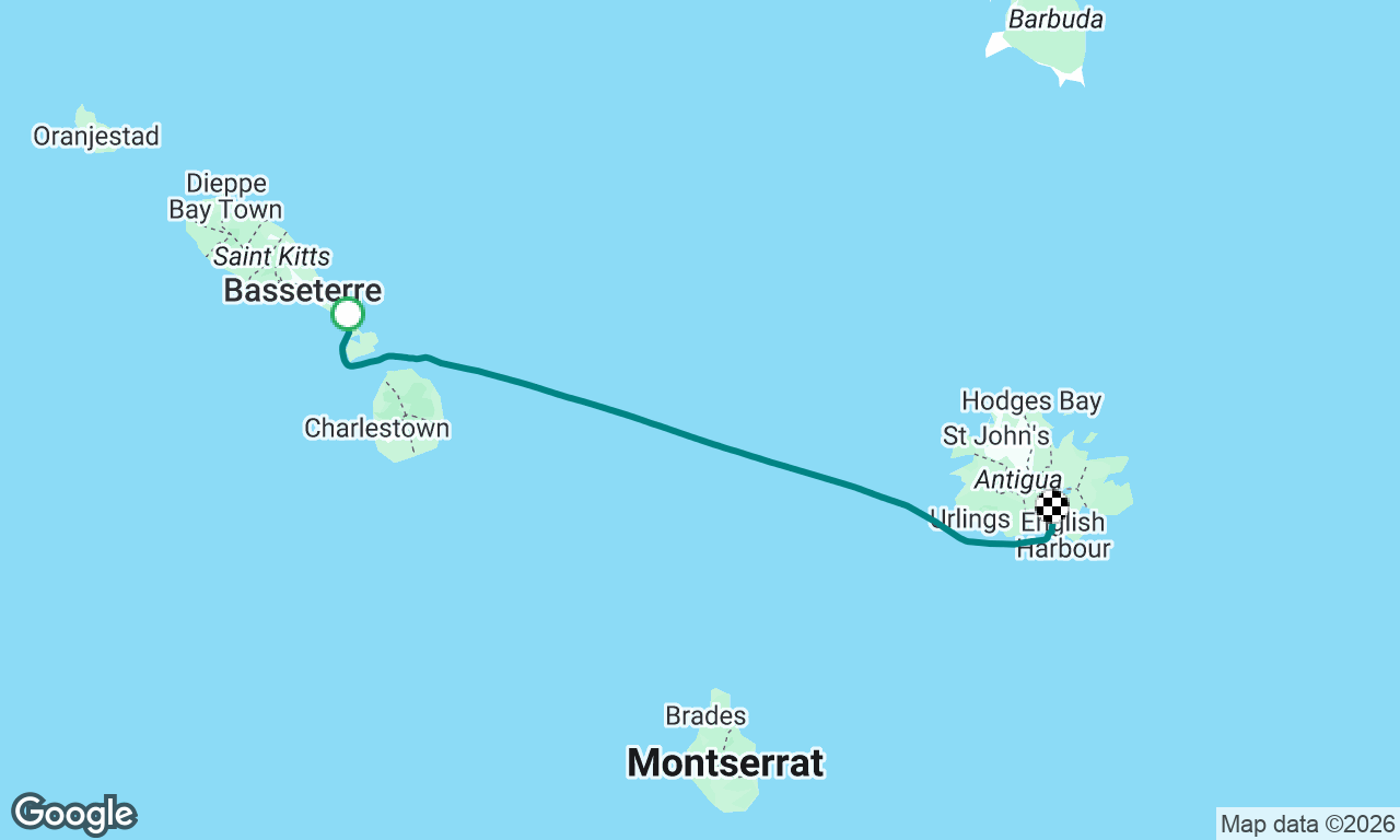 St kitts to Antigua delivery