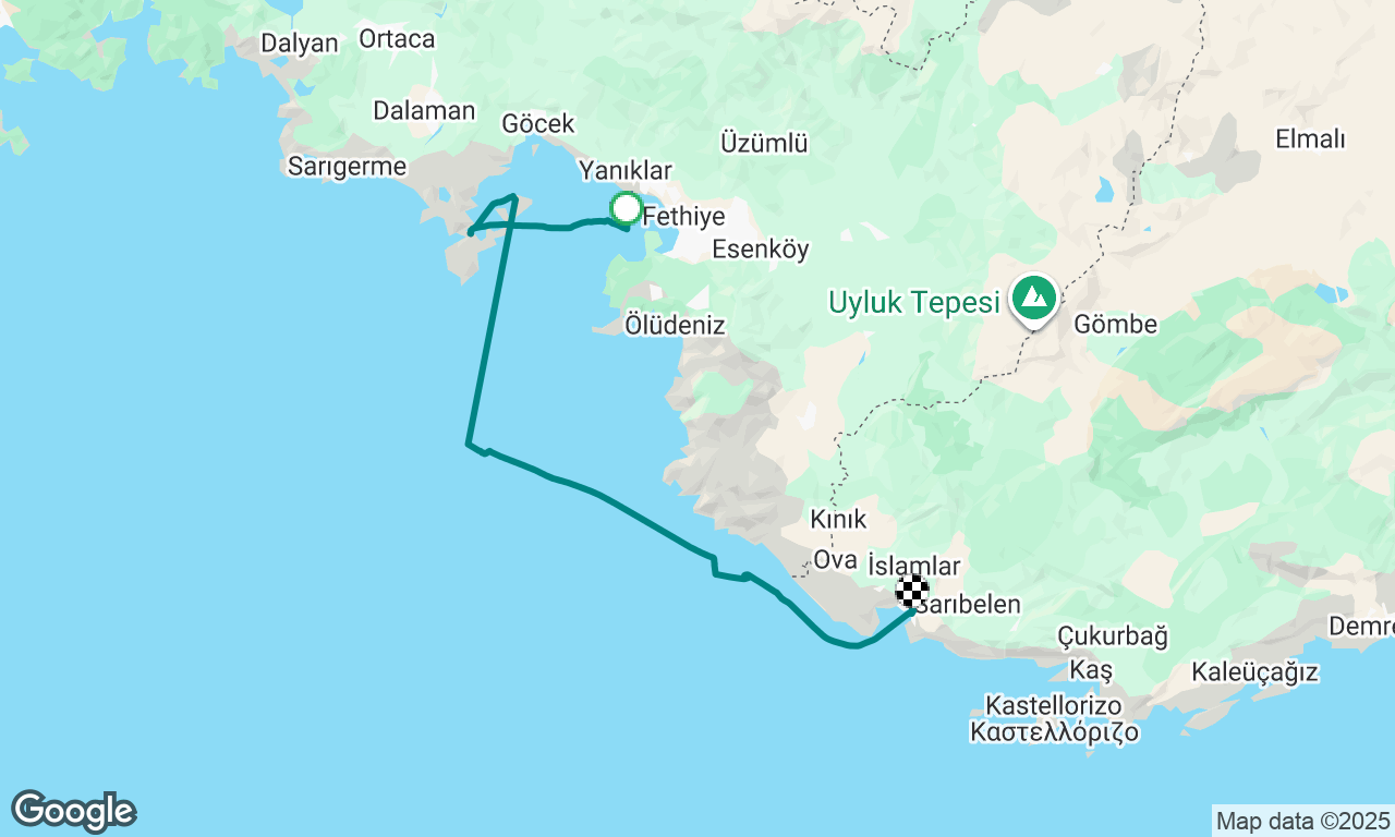 Voyage map