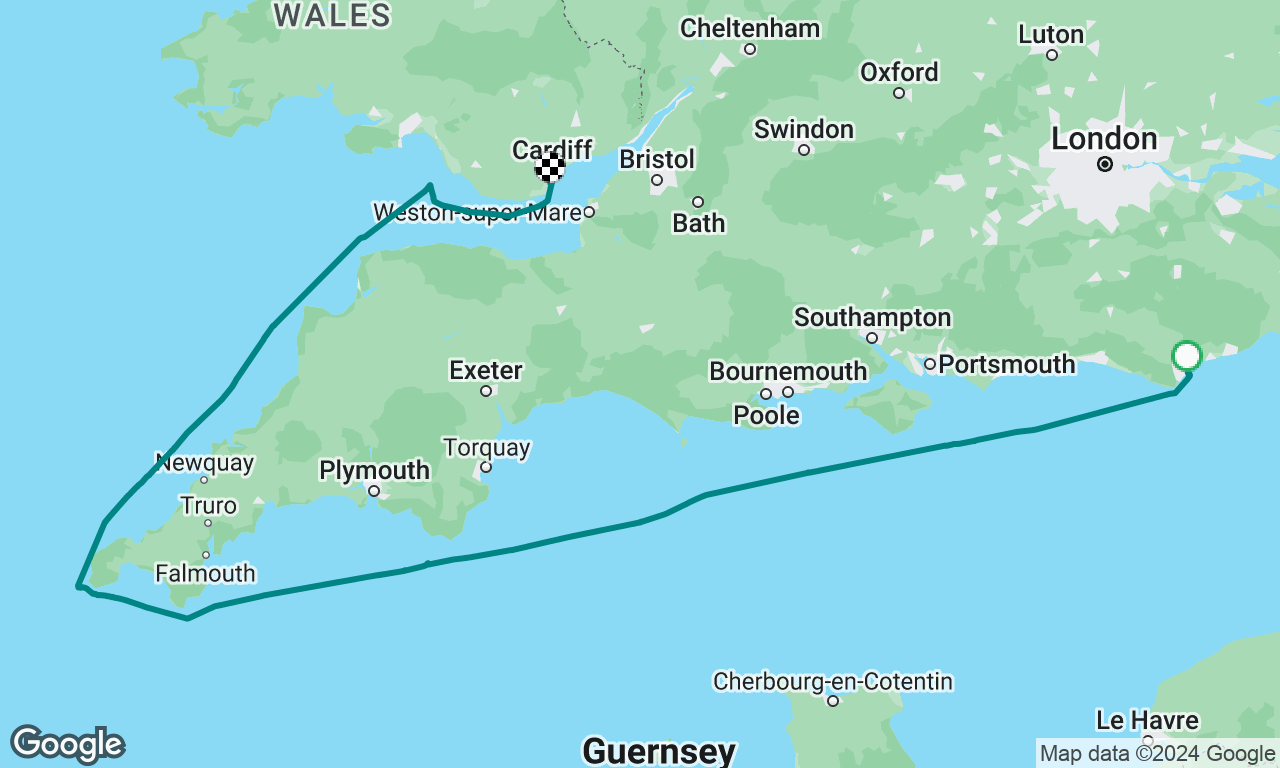 Eastbourne to Cardiff