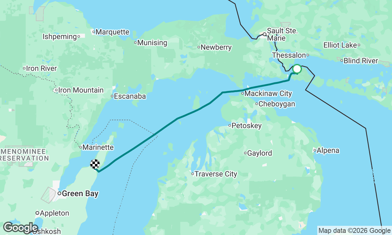 Voyage map