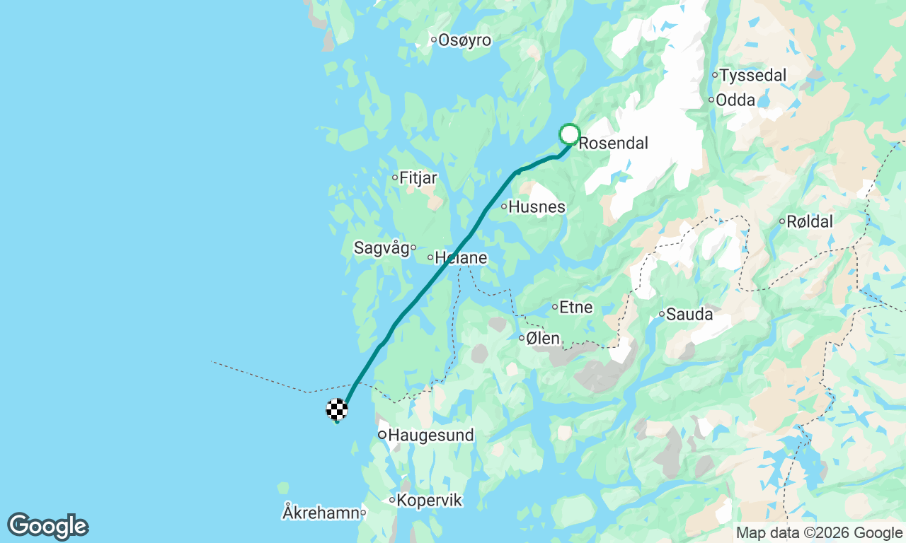 Voyage map
