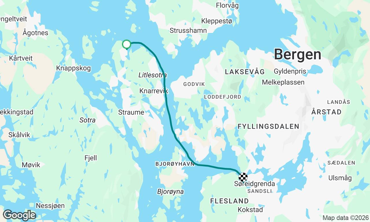 Voyage map