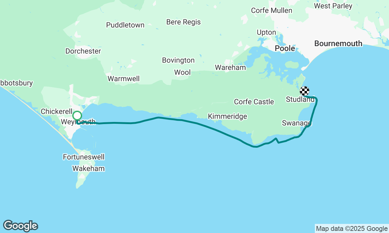 A mostly (motor) sail from Weymouth to Studland 