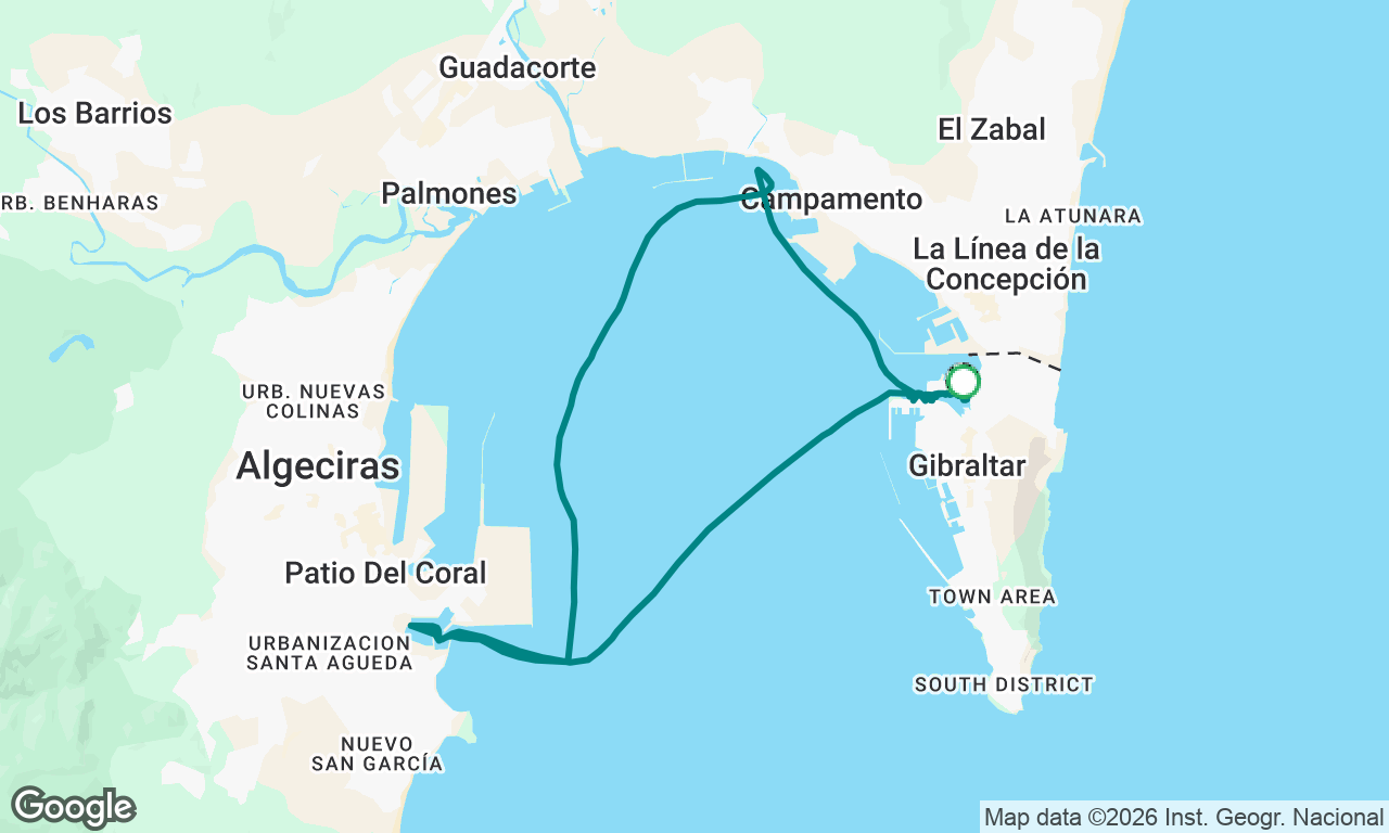Gibraltar Night Sailing