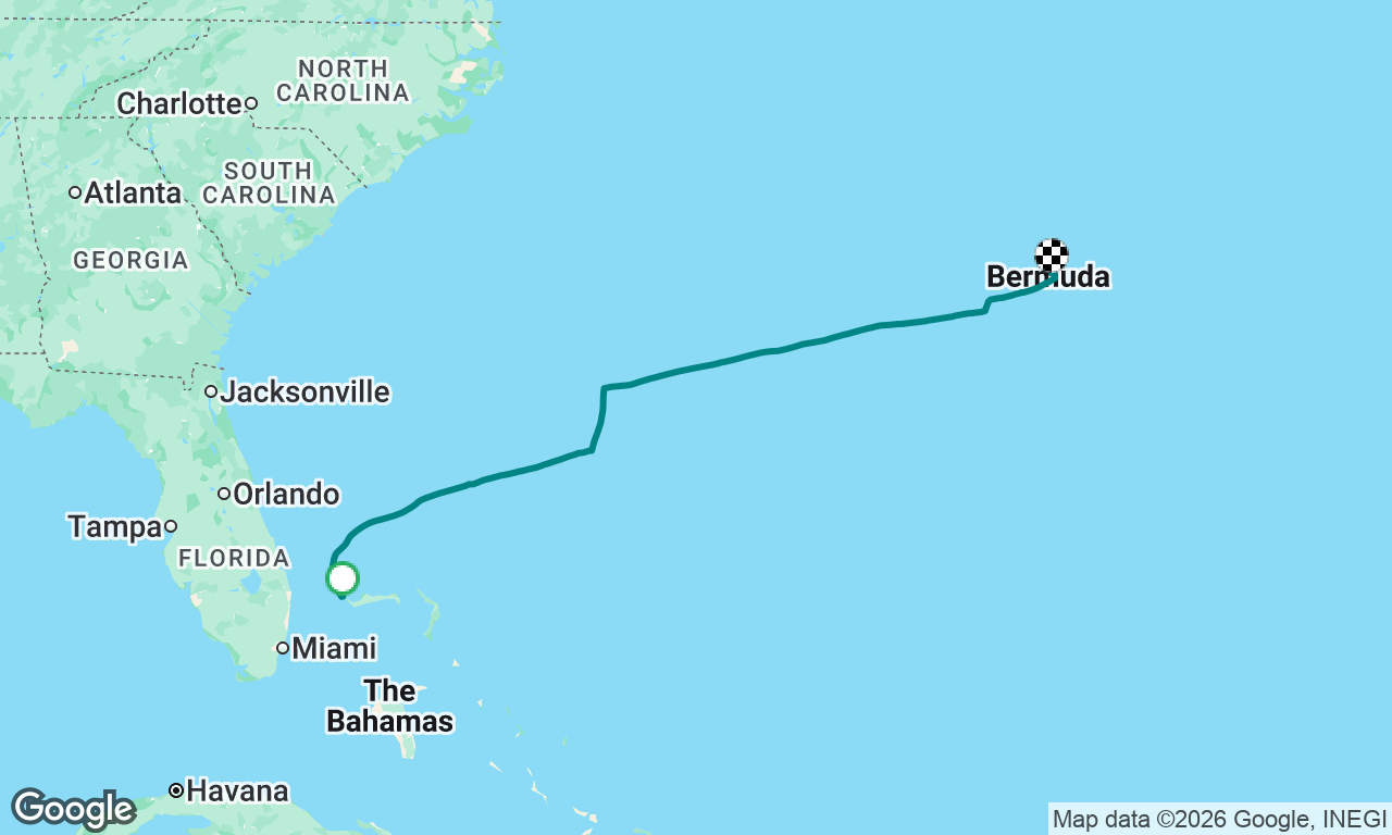Nomad 1st leg Bahamas to Bermuda