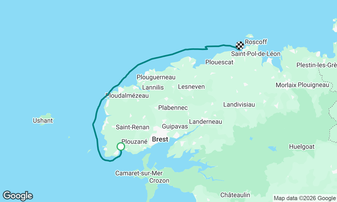 Anse de Berthaume, Brest to Ile de Siec, Roscoff