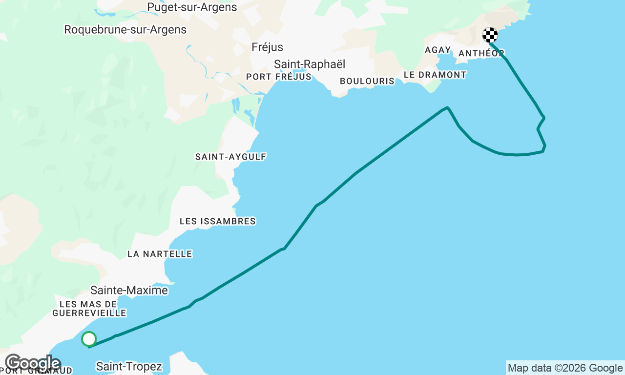 Port Grimaud to Calanques d’ Antheor