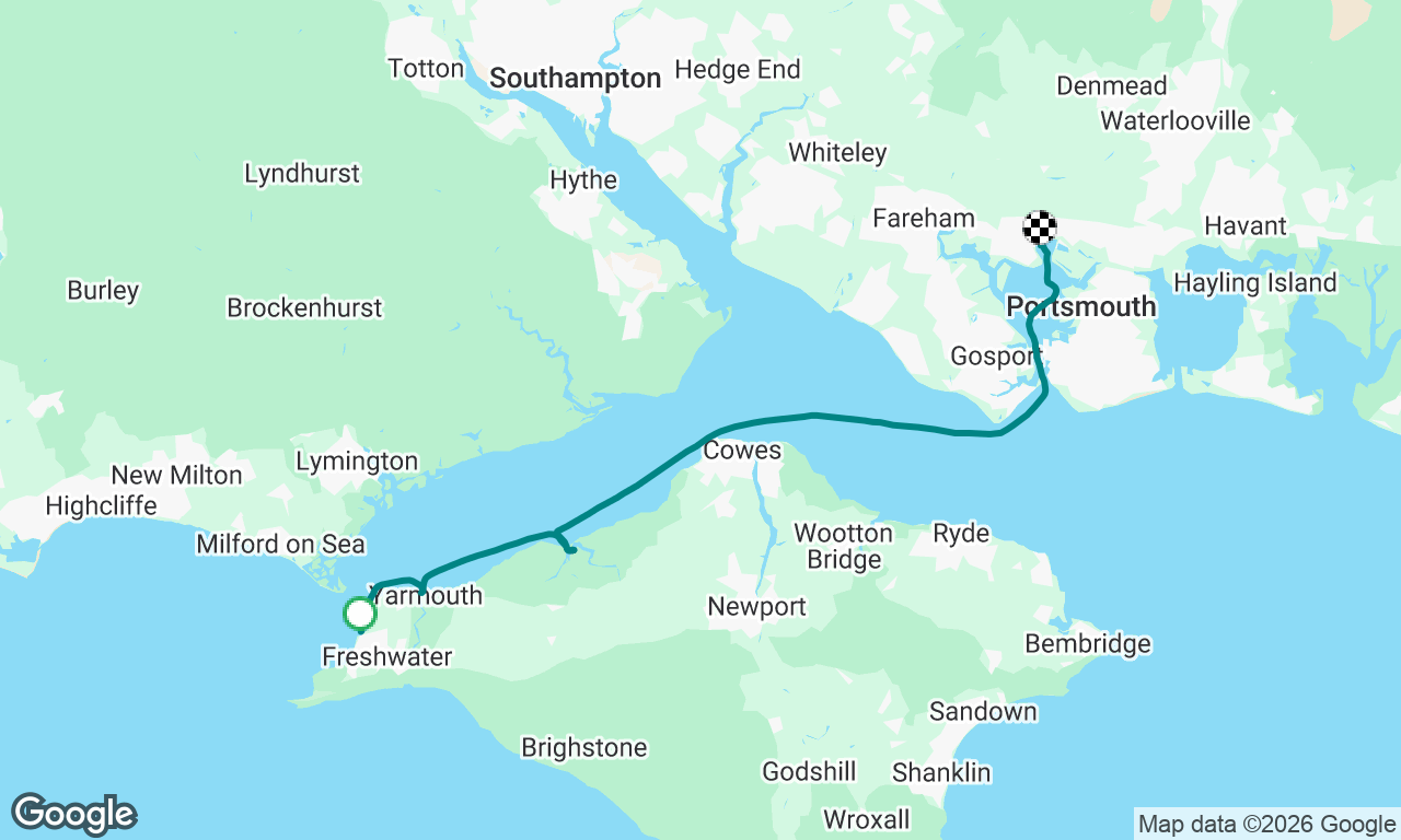 Colwell Bay via Newtown Creek to Trafalgar Wharf