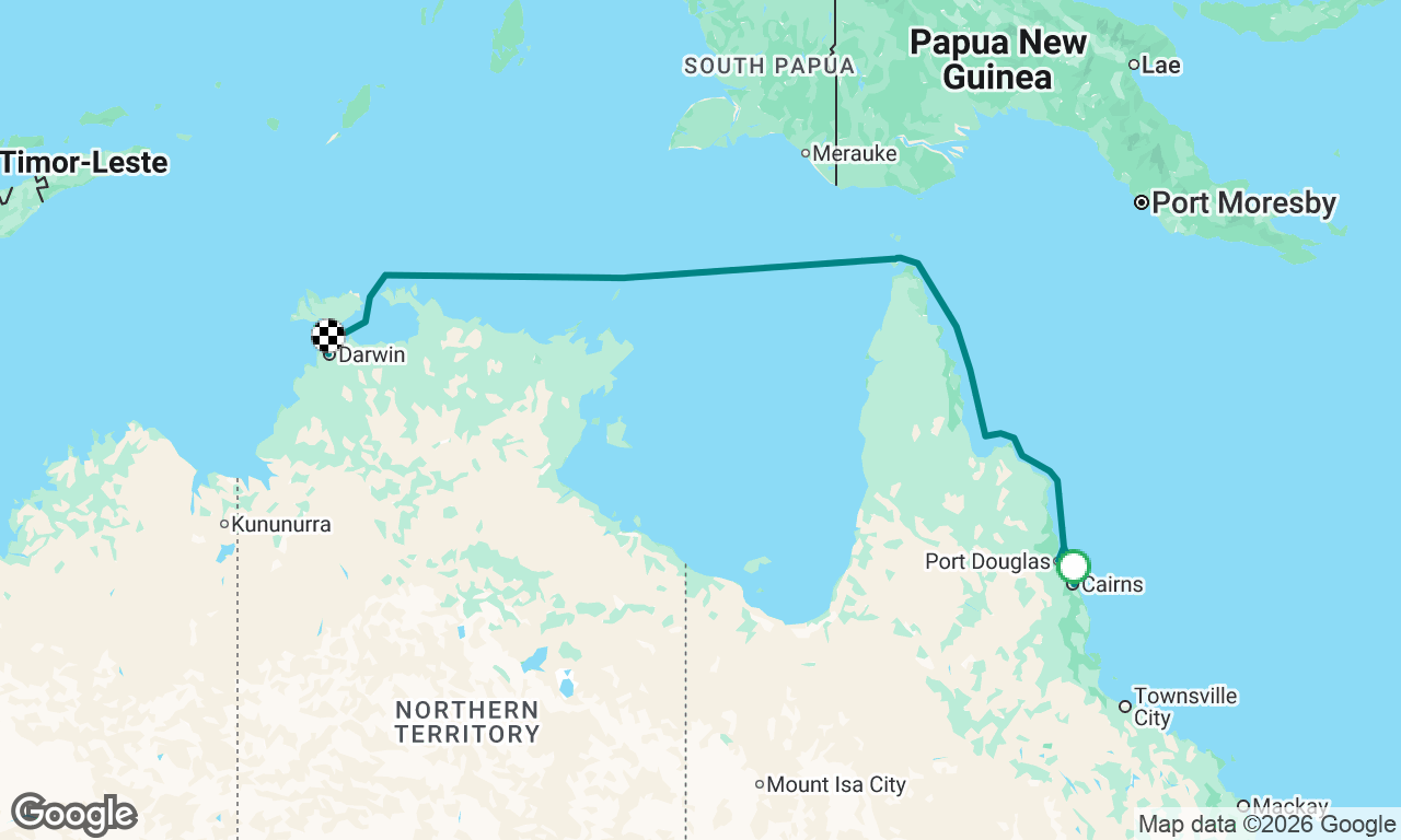 Voyage map