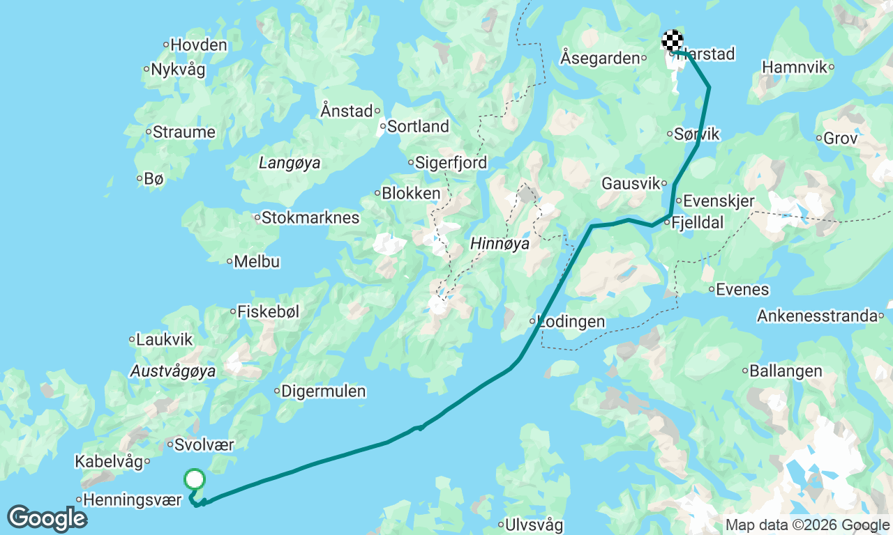 Voyage map