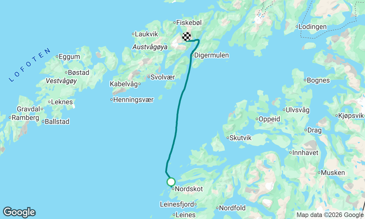 Manshausen to Trollfjorden