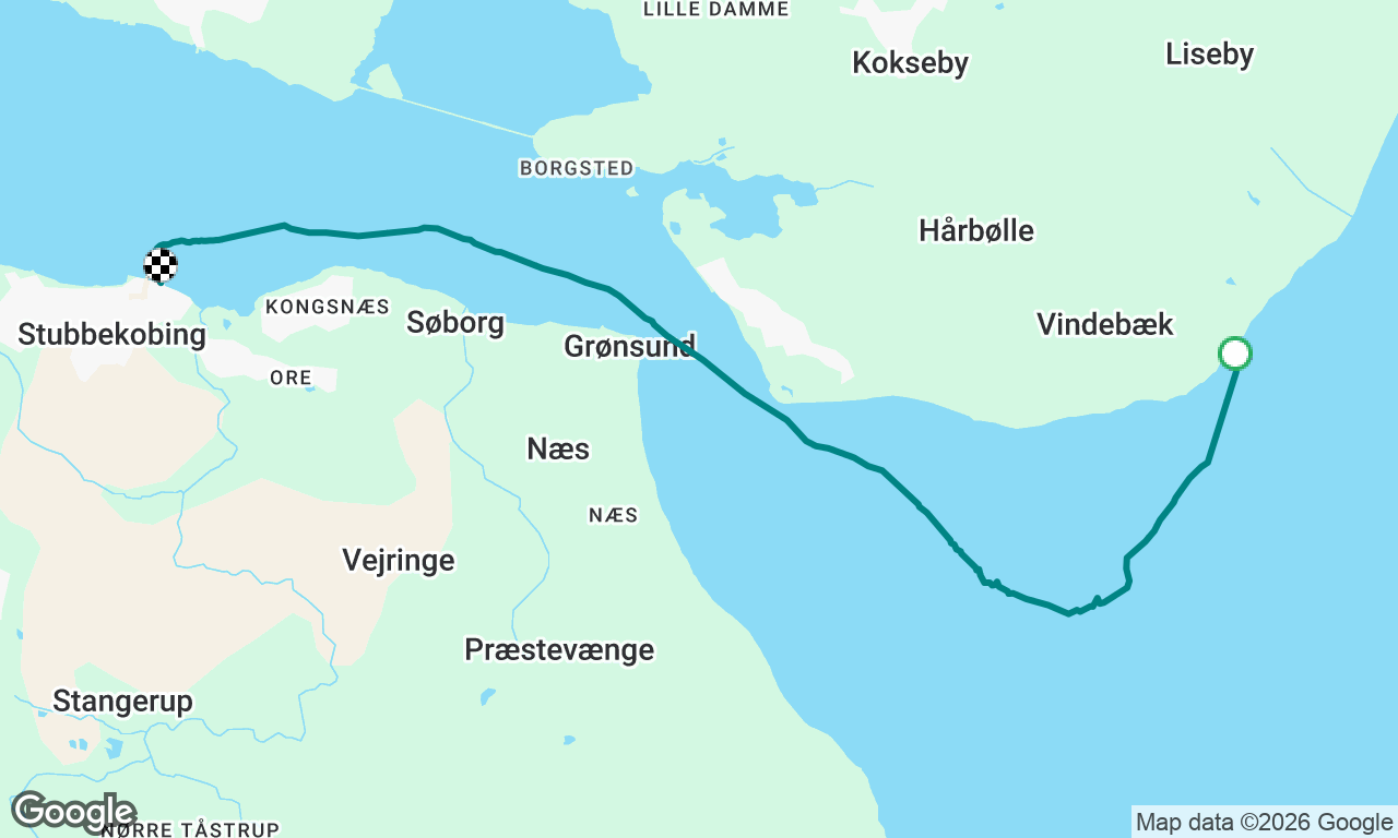 Mons to Stubbekøbing 