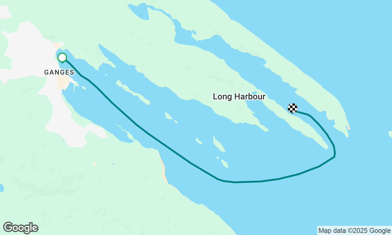 Ganges Marina to RVYC Long Harbour