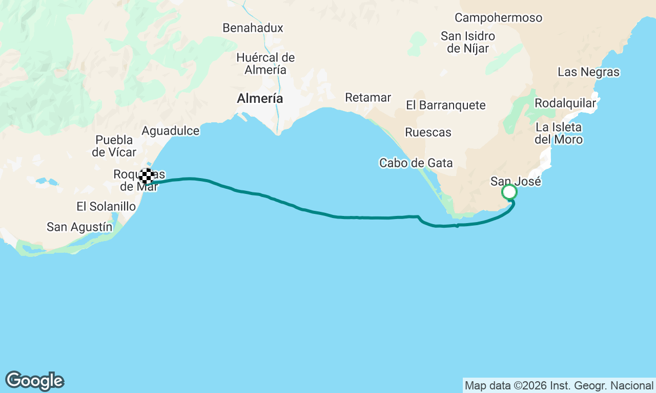 Voyage map