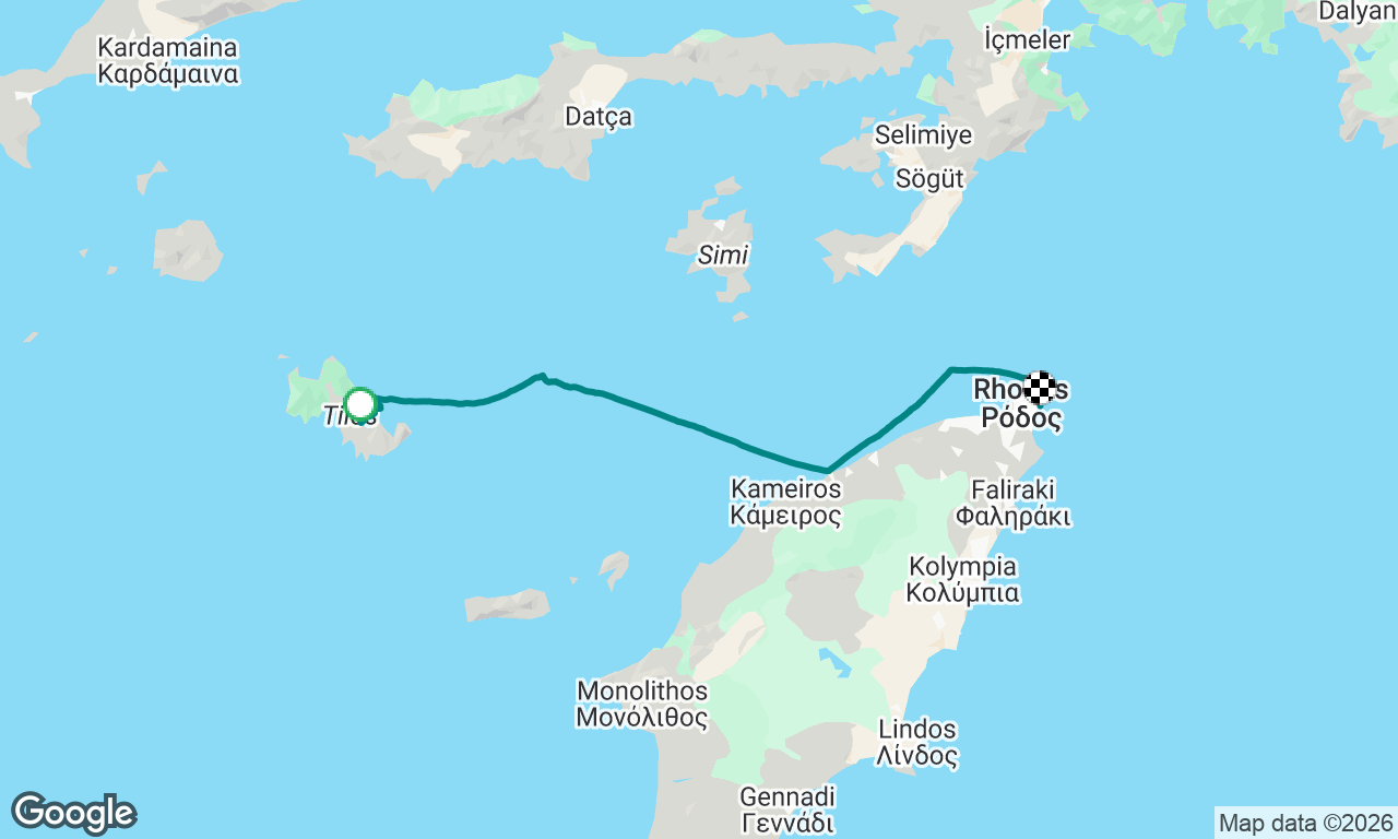 Voyage map
