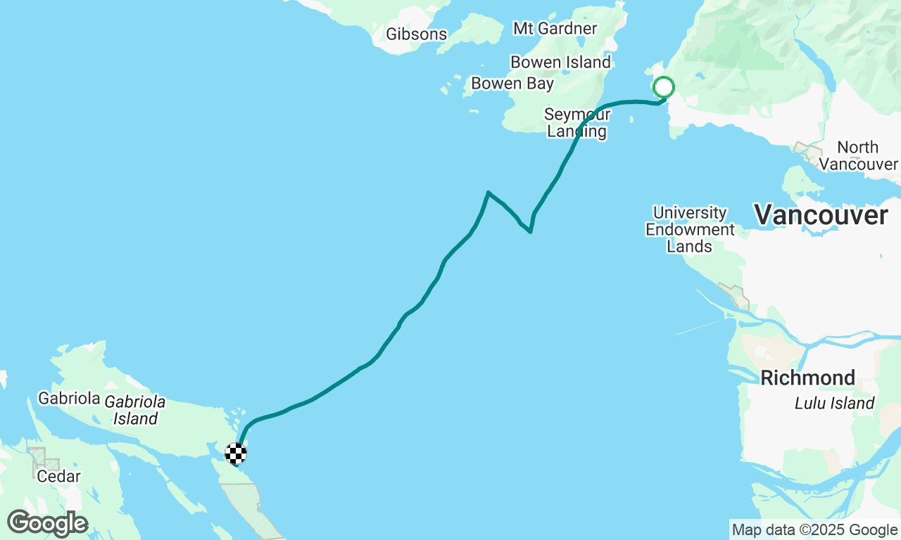 West Vancouver Yacht Club to Kendrick Island