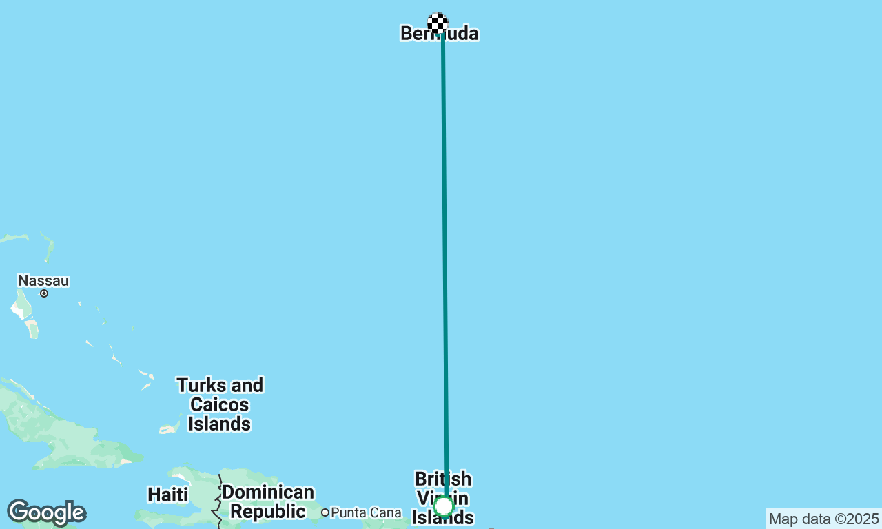 Sydney Rock BVIs to Bermuda 