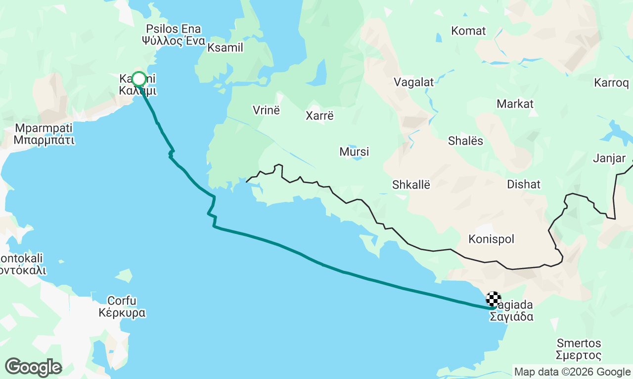 Voyage map