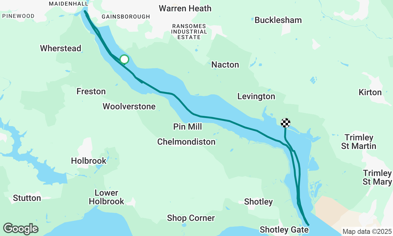 Woolverstone to Levington 