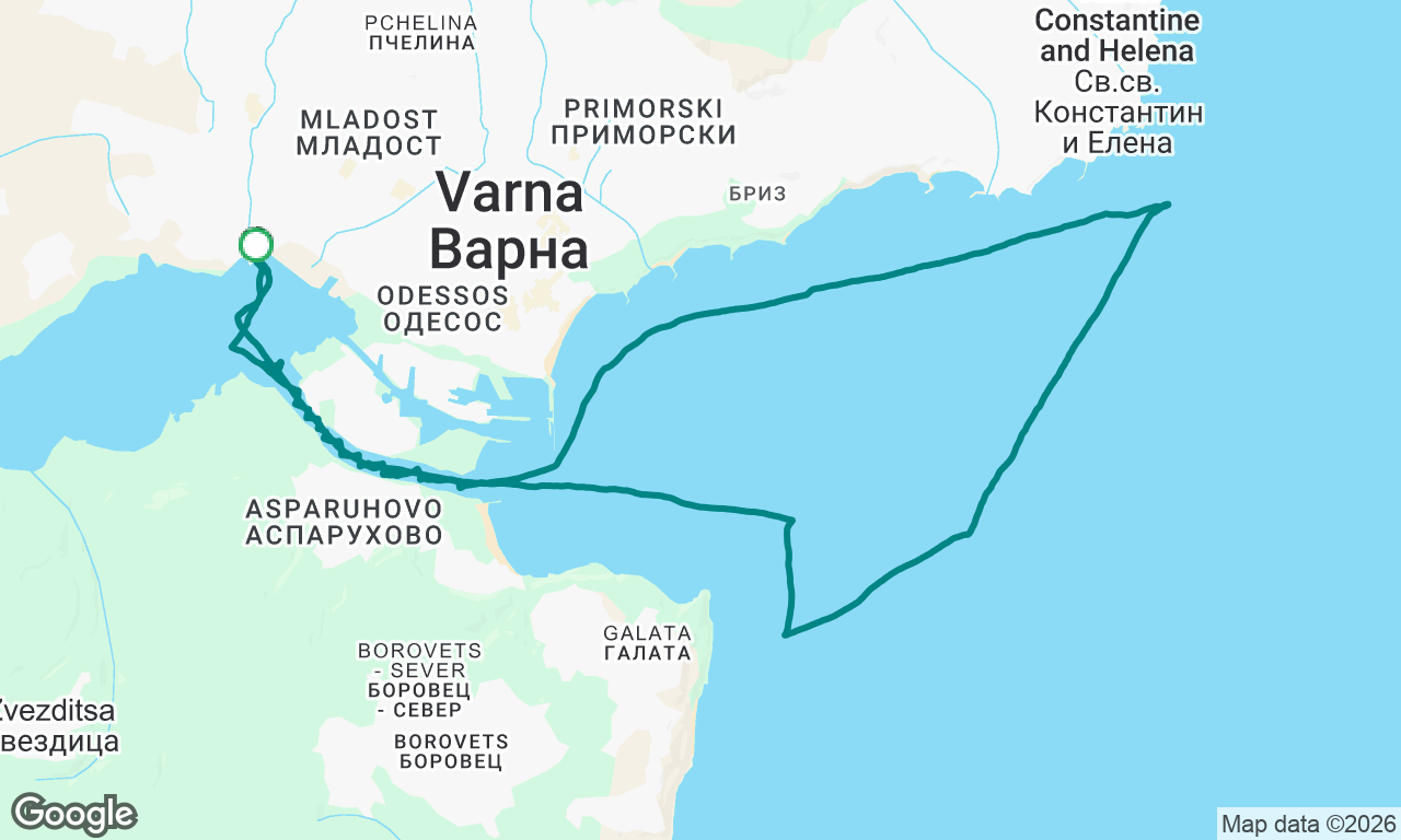 Voyage map