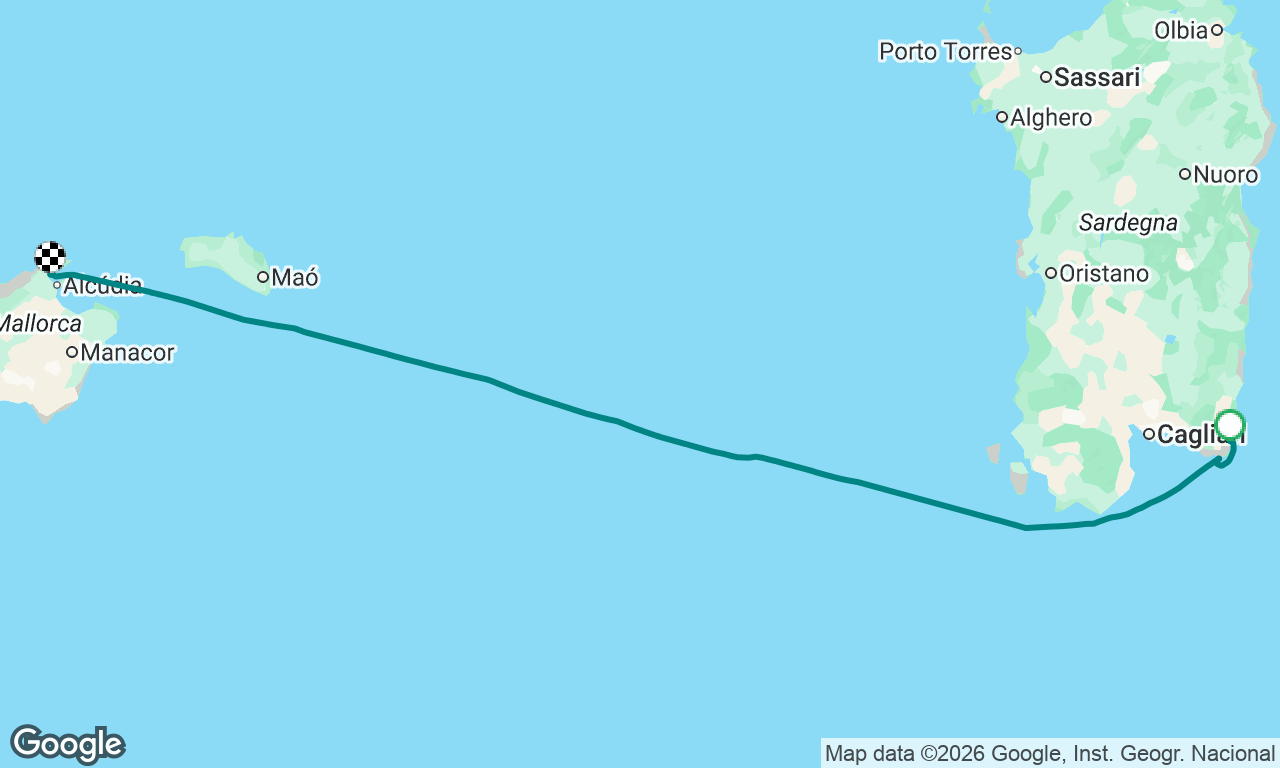 Voyage map