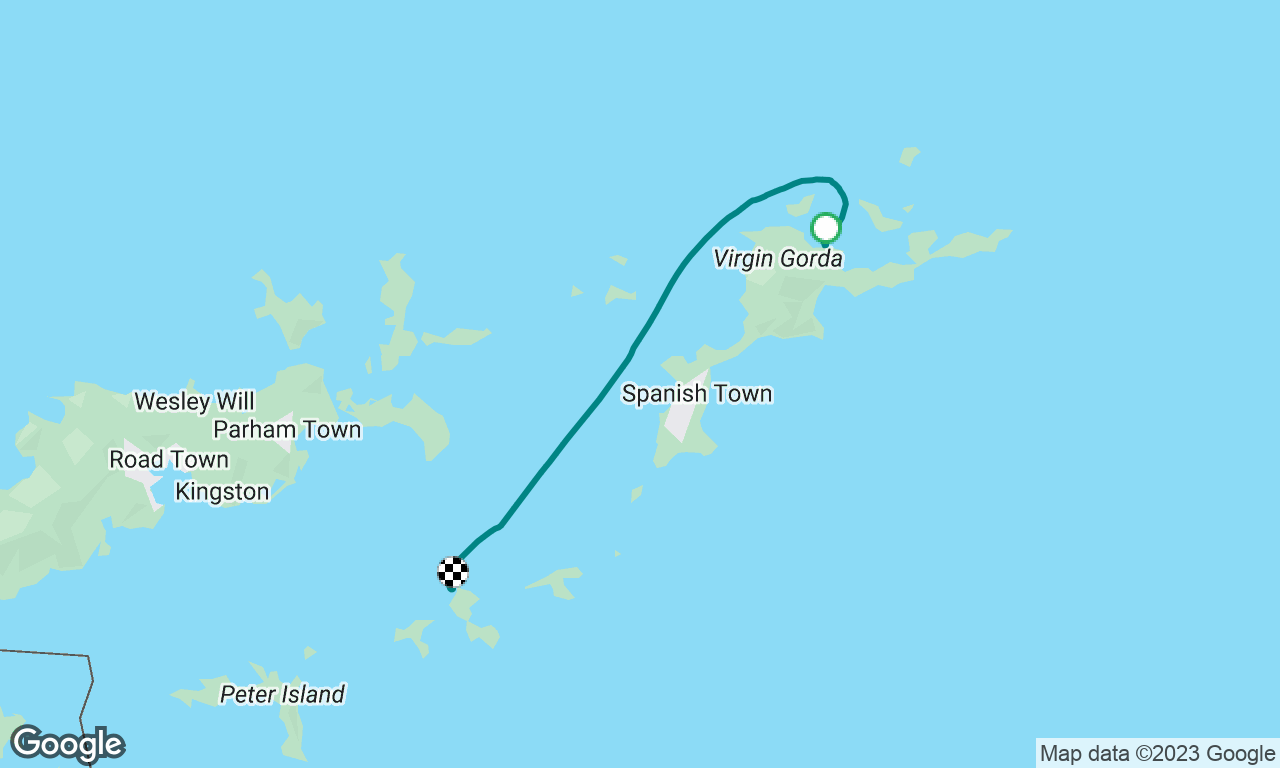 Downwind VG to Cooper Is