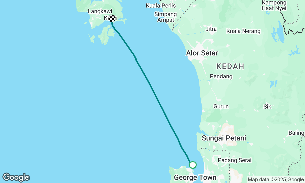 Georgetown to Langkawi 