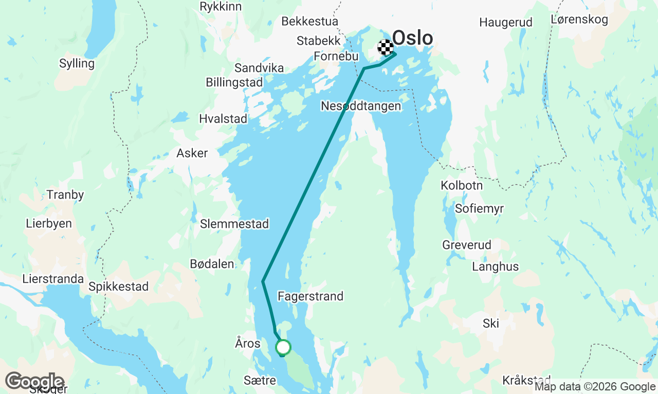 Fra Tåjebukta og hjem