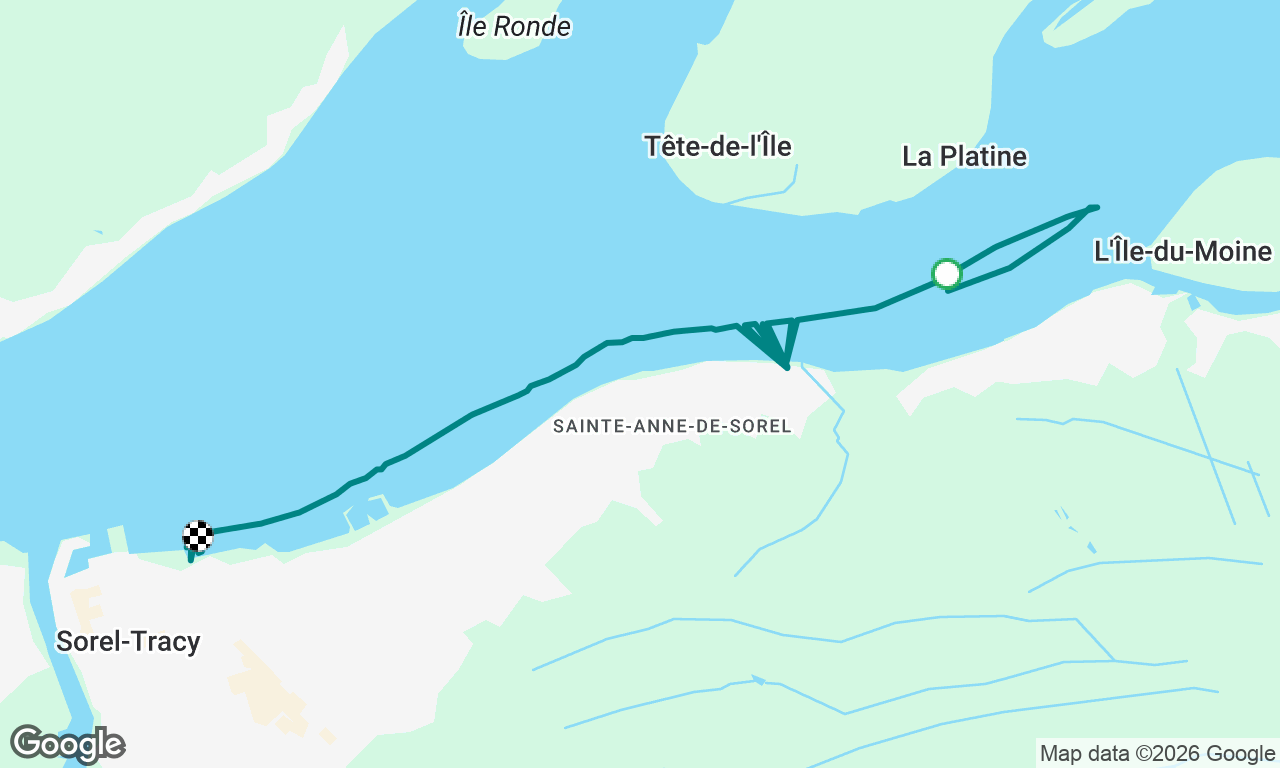 Voyage map