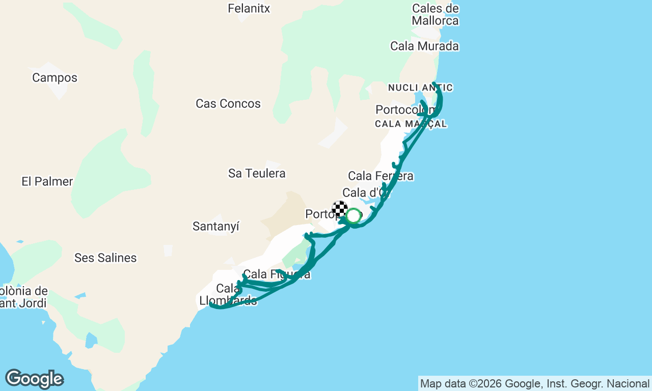 Voyage map