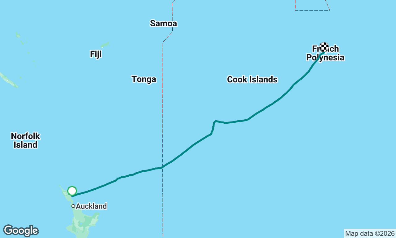 NZ to Tahiti