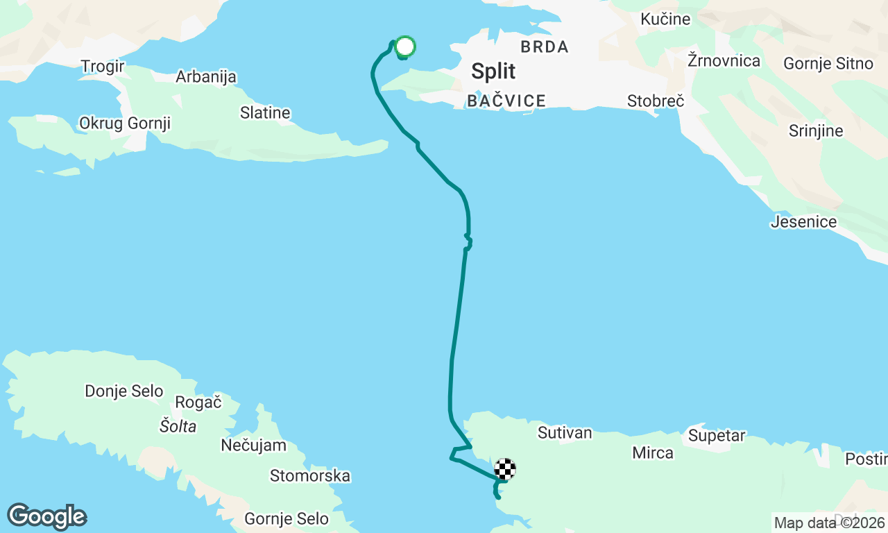 Voyage map