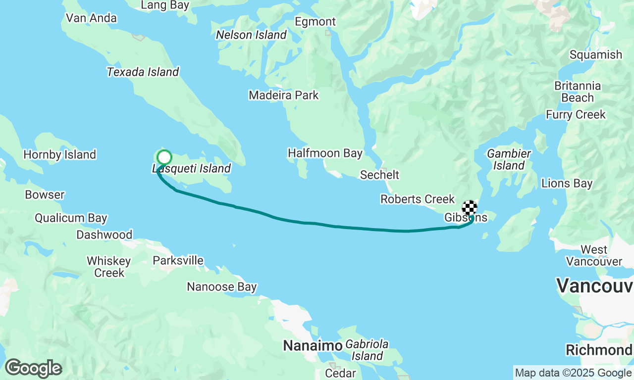 Lasqueti Island to Gibsons