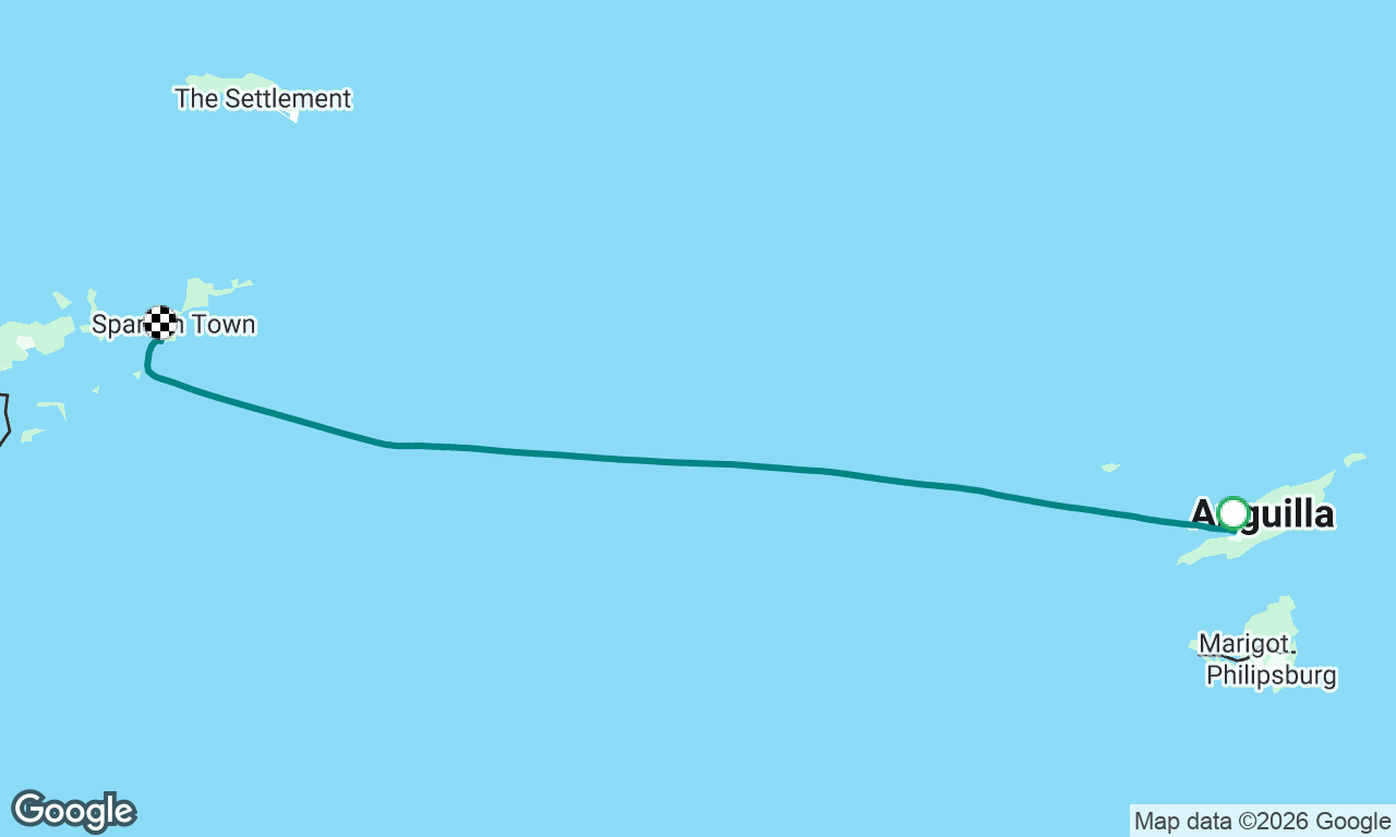 Overnight: Anguilla to BVI - The Baths