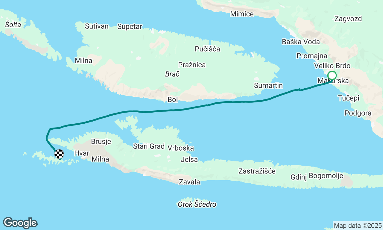 Voyage map