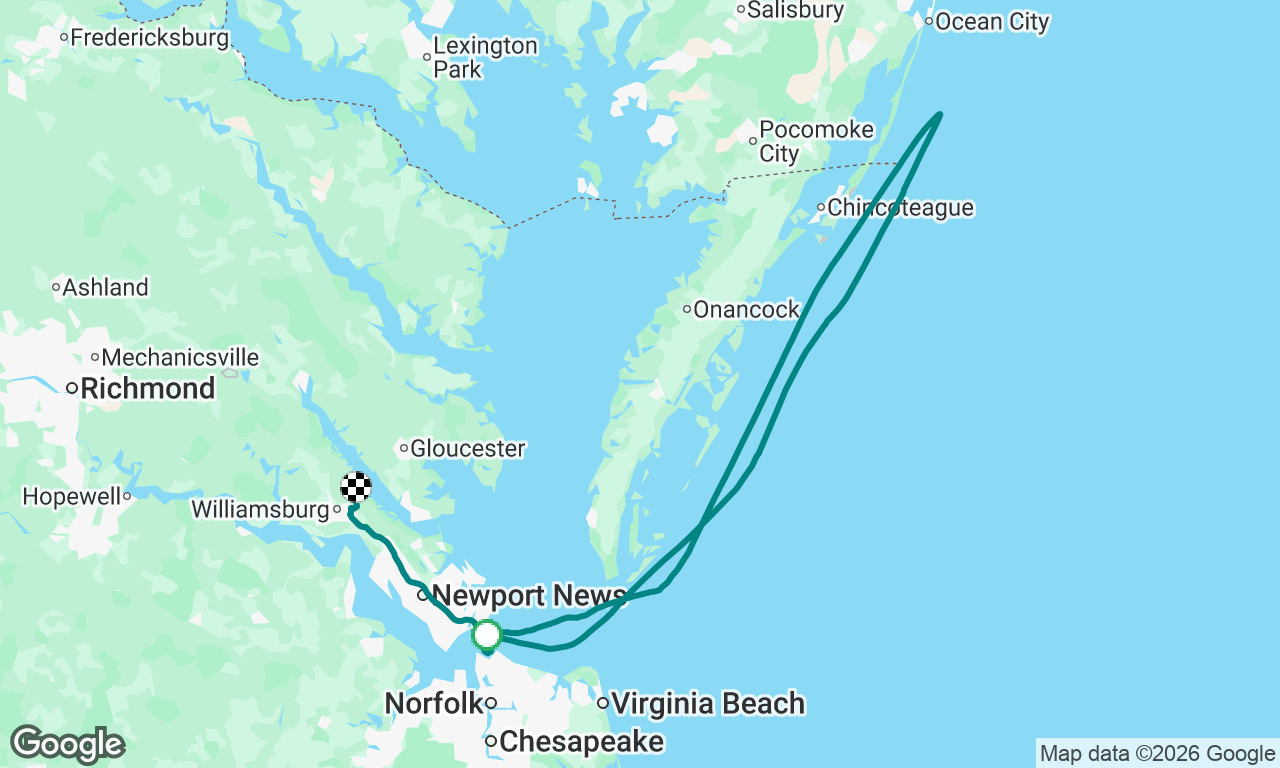 Voyage map