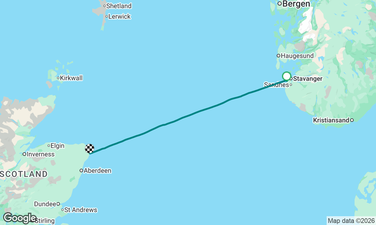 Voyage map