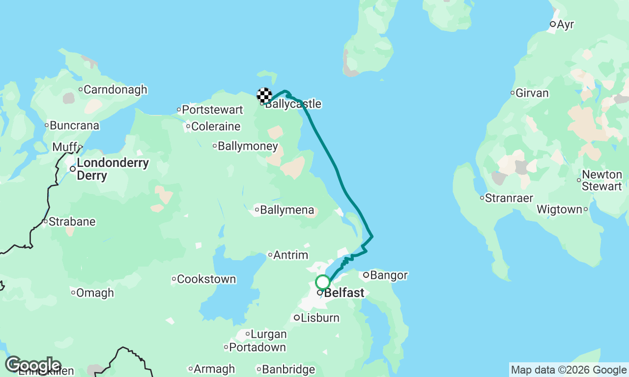 Belfast to Ballycastle