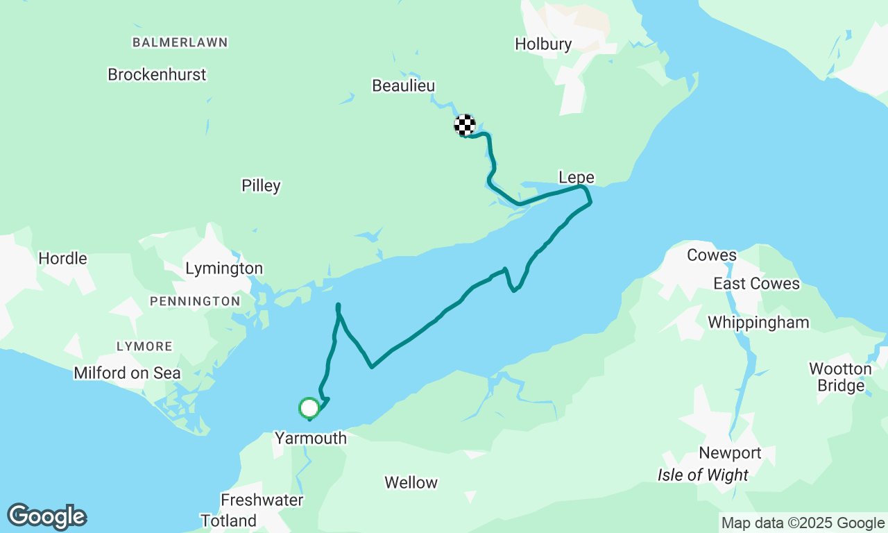 Yarmouth to Beaulieu