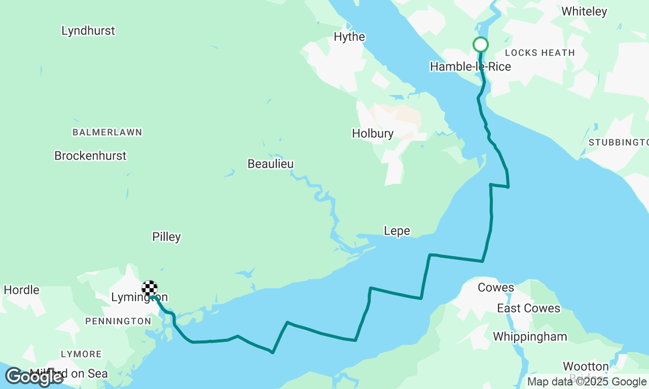 Hamble to Lymington
