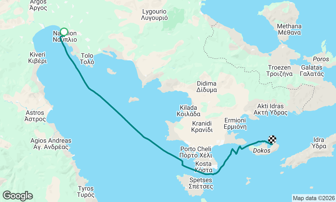 Voyage map