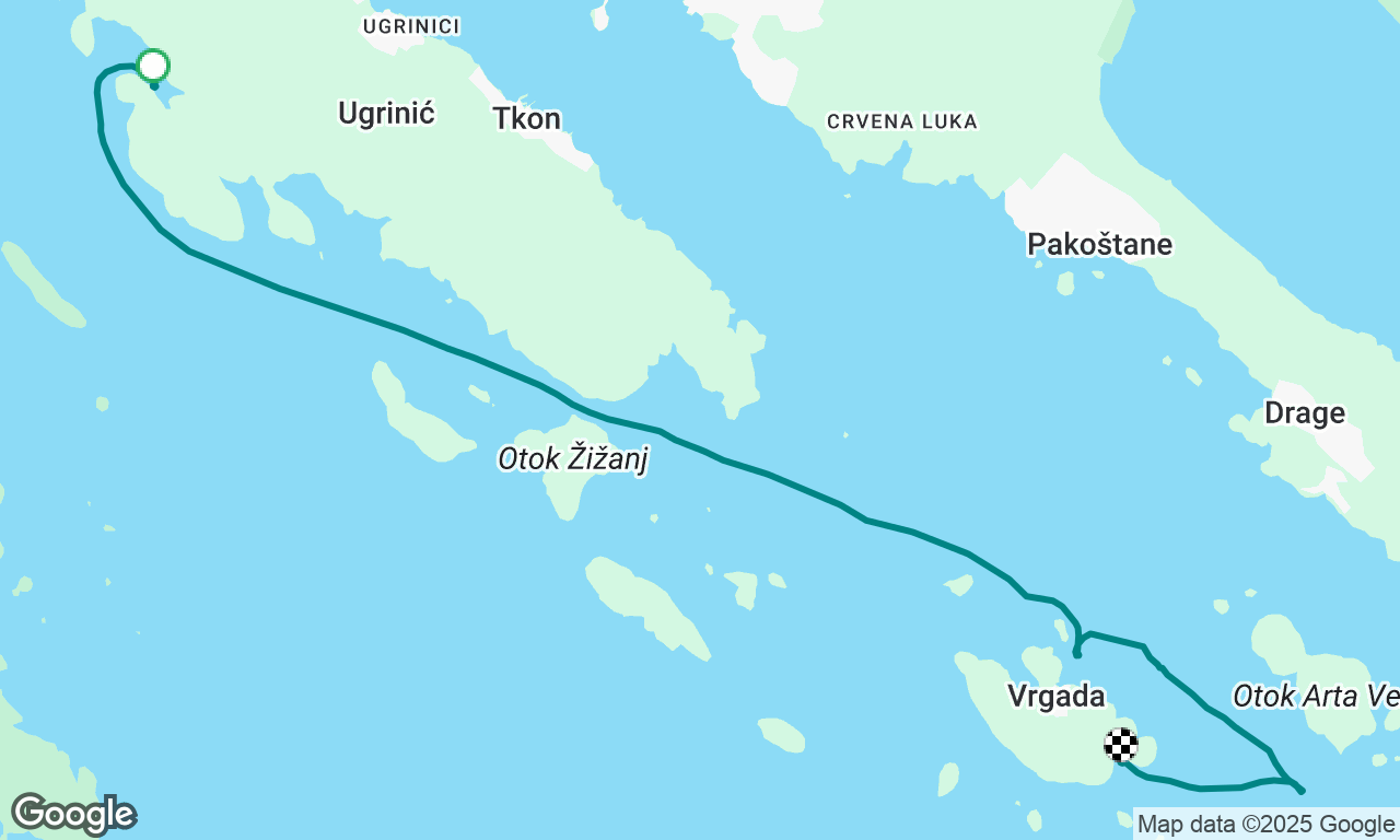 Soline to Vrgada